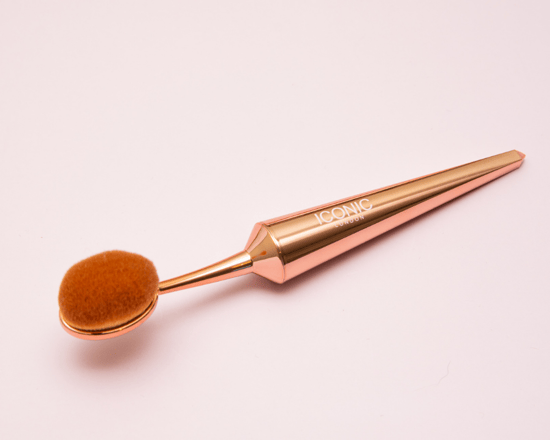 Iconic London Evo Sculpt Bronze, Medium Contour Brush - Rose