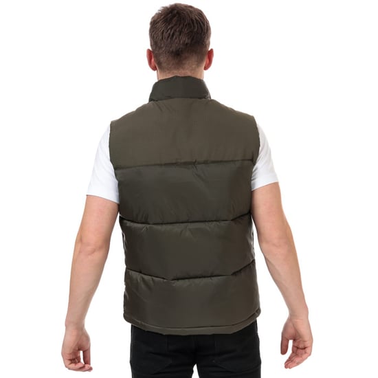 Men's Lyle And Scott Wadded Gilet in Green