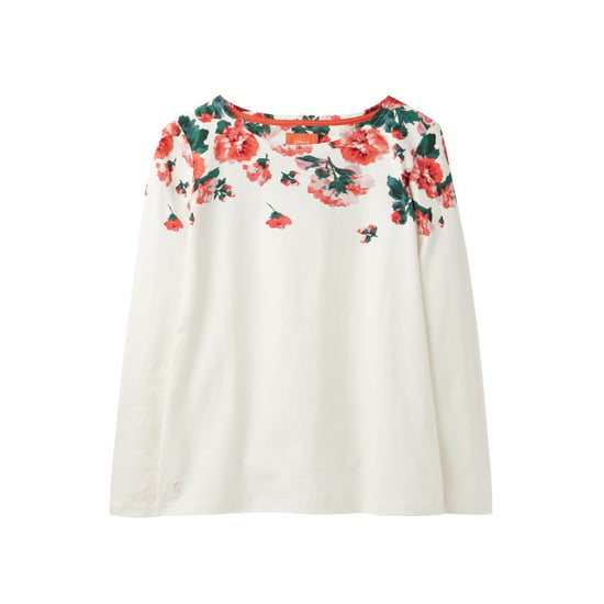 Joules Womens Harbour Printed Long Sleeve Relaxed Fit Top