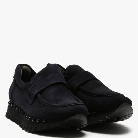 Kennel & Schmenger Flute Suede Studded Sole Loafers