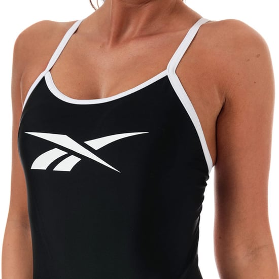 Women's Reebok Adrienne Swimsuit in Black-White - Image 6