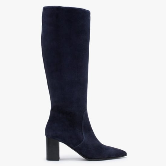 Lamica Suede Pointed Toe Knee Boots