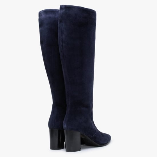 Lamica Suede Pointed Toe Knee Boots