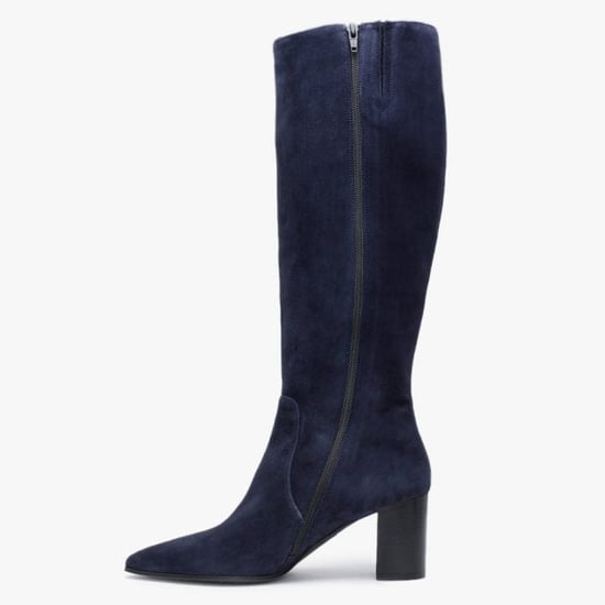 Lamica Suede Pointed Toe Knee Boots
