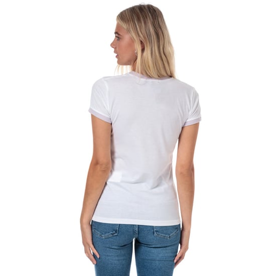 Women's Brave Soul Be Happy T-Shirt Lilac 10in Lilac