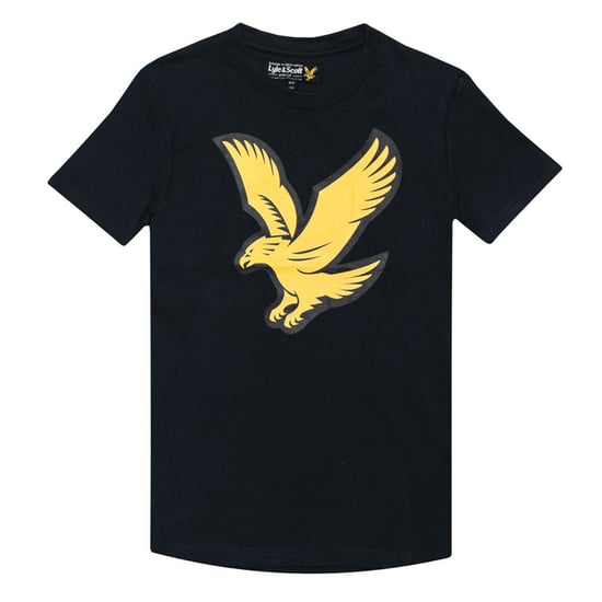 Boy's Lyle And Scott Infant Eagle Logo T-Shirt in Navy - Image 1