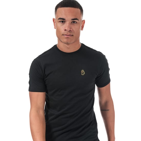 Men's Luke 1977 Trouser Tape T-Shirt in Black