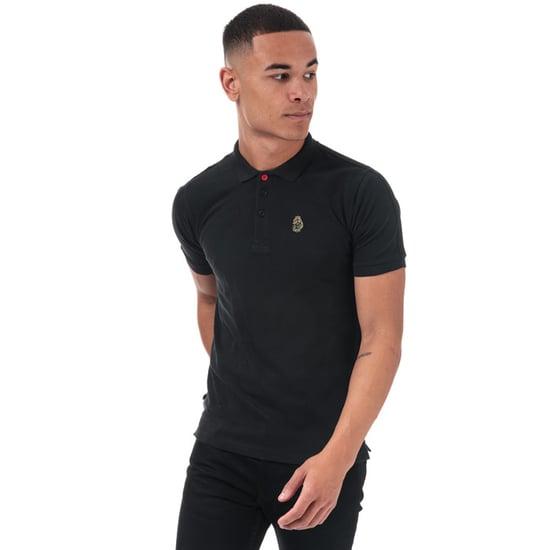 Men's Luke 1977 Willtape Polo Shirt in Black - Image 1