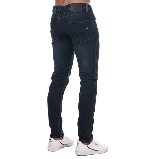 Men's Replay Anbass Slim Fit Stretch Jeans in Denim - Image 2