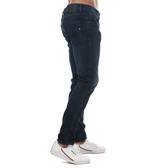 Men's Replay Anbass Slim Fit Stretch Jeans in Denim - Image 4