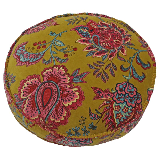 Malisa 50X12 Rd PCushion Lemon Curr - Image 1