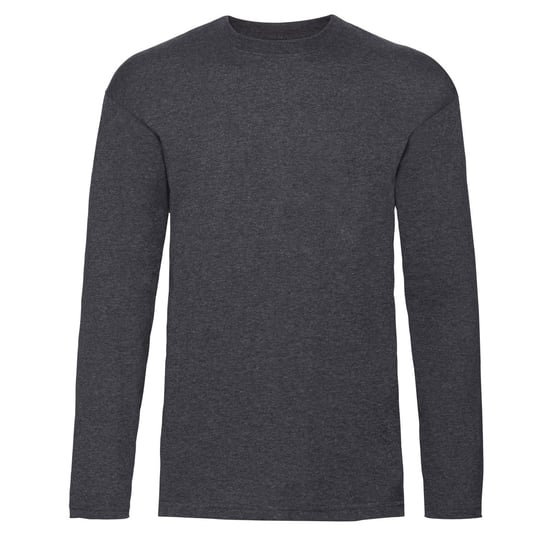 Fruit Of The Loom Mens Valueweight Crew Neck Long Sleeve T-Shirt - Image 1