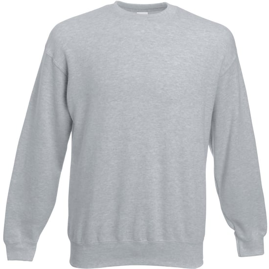 Fruit Of The Loom Heren Set-In Belcoro® garen Sweatshirt (Heather Grijs) - Image 1