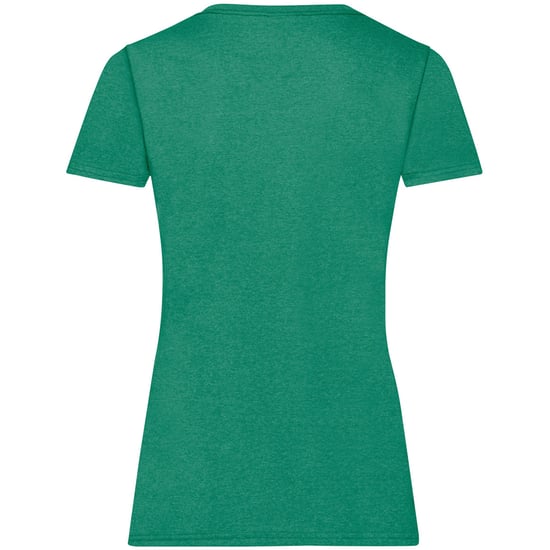 Fruit Of The Loom Ladies/Womens Lady-Fit Valueweight Short Sleeve T-Shirt (Pack Of 5) (Retro Heather Green)