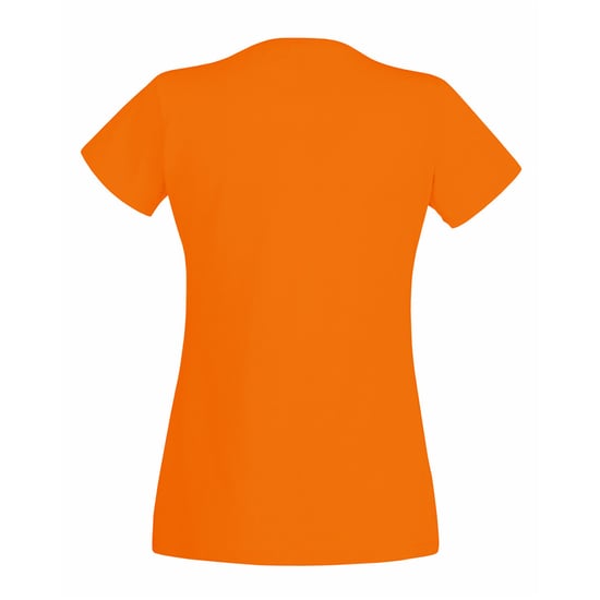 Fruit of the Loom Dames/vrouwen Lady-Fit Valueweight Short Sleeve T-Shirt (Pak van 5) (Oranje) - Image 2
