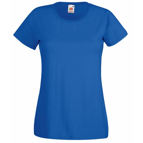 Fruit of the Loom Dames/vrouwen Lady-Fit Valueweight Short Sleeve T-Shirt (Pak van 5) (Koninklijk) - Image 1