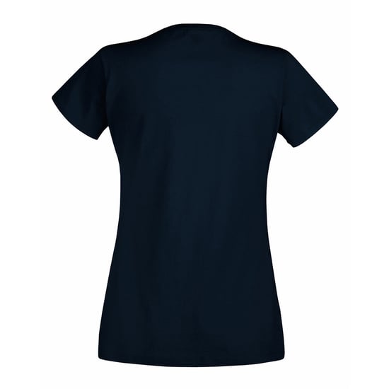 Fruit of the Loom Dames/vrouwen Lady-Fit Valueweight Short Sleeve T-Shirt (Pak van 5) (Deep Navy) - Image 2