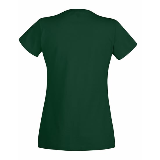 Fruit of the Loom Dames/vrouwen Lady-Fit Valueweight Short Sleeve T-Shirt (Pak van 5) (Fles groen) - Image 2