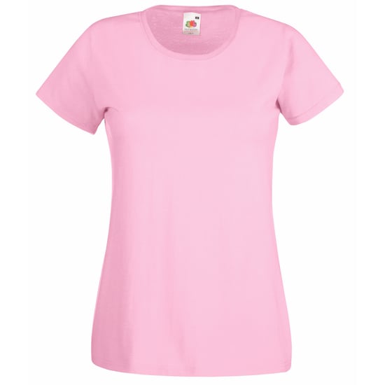Fruit Of The Loom Ladies/Womens Lady-Fit Valueweight Short Sleeve T-Shirt (Pack Of 5) (Light Pink) - Image 1
