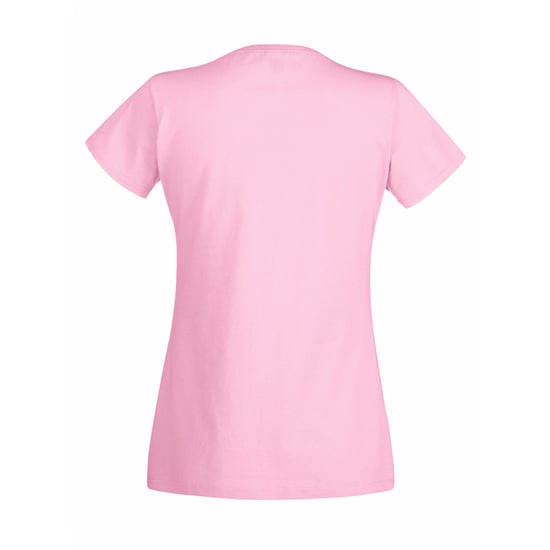 Fruit Of The Loom Ladies/Womens Lady-Fit Valueweight Short Sleeve T-Shirt (Pack Of 5) (Light Pink) - Image 2