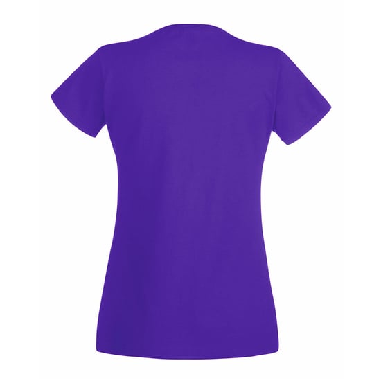 Fruit of the Loom Dames/vrouwen Lady-Fit Valueweight Short Sleeve T-Shirt (Pak van 5) (Paars) - Image 2