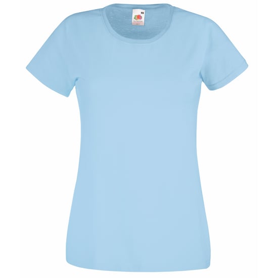 Fruit of the Loom Dames/vrouwen Lady-Fit Valueweight Short Sleeve T-Shirt (Pak van 5) (Hemelsblauw) - Image 1