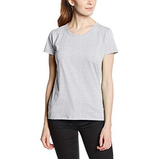 Fruit of the Loom Dames/vrouwen Lady-Fit Valueweight Short Sleeve T-Shirt (Pak van 5) (Heide Grijs) - Image 3
