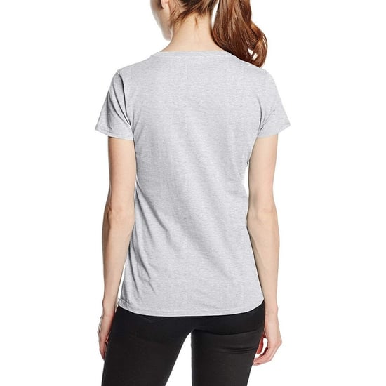Fruit of the Loom Dames/vrouwen Lady-Fit Valueweight Short Sleeve T-Shirt (Pak van 5) (Heide Grijs) - Image 2