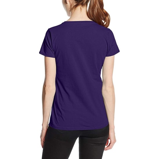Fruit of the Loom Dames/vrouwen Lady-Fit Valueweight Short Sleeve T-Shirt (Pak van 5) (Vintage Heide Navy) - Image 3