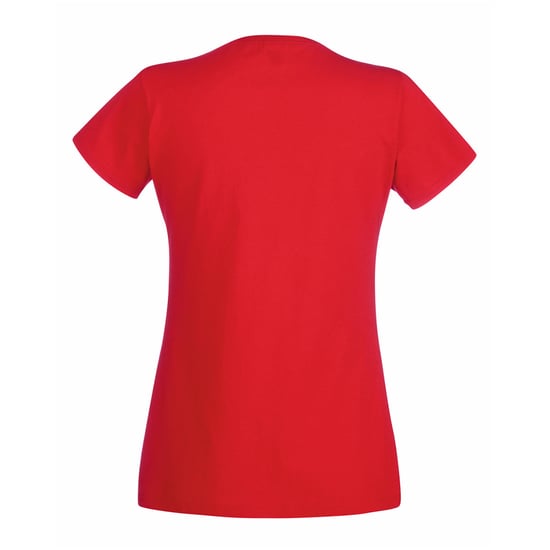 Fruit of the Loom Dames/vrouwen Lady-Fit Valueweight Short Sleeve T-Shirt (Pak van 5) (Rood) - Image 2