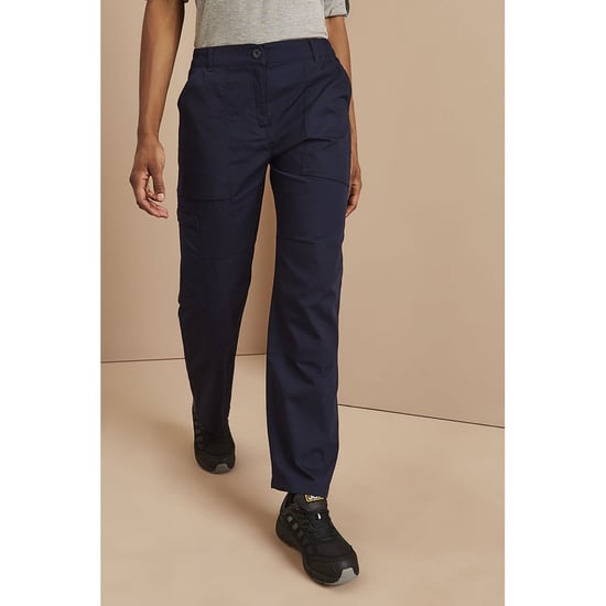 Regatta Ladies New Action Trouser (Short) / Pants (Navy Blue)