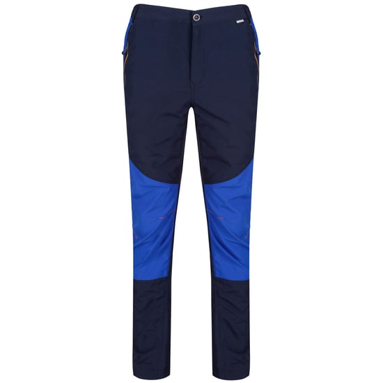 Regatta Great Outdoors Mens Sungari Showerproof Hiking Trousers (Navy/Surf Spray)
