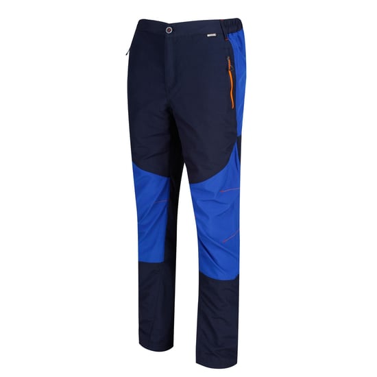 Regatta Great Outdoors Mens Sungari Showerproof Hiking Trousers (Navy/Surf Spray)