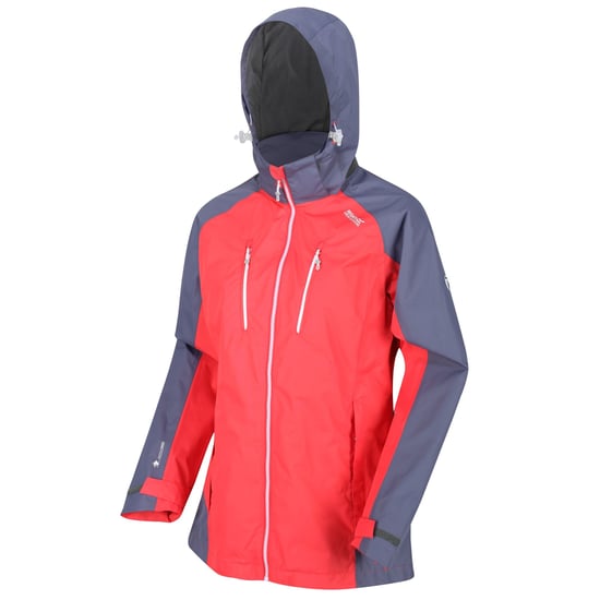 Regatta Womens/Ladies Calderdale III Waterproof Jacket (Red Sky/Onyx Grey) - Image 1