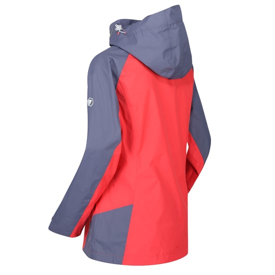 Regatta Womens/Ladies Calderdale III Waterproof Jacket (Red Sky/Onyx Grey) - Image 2