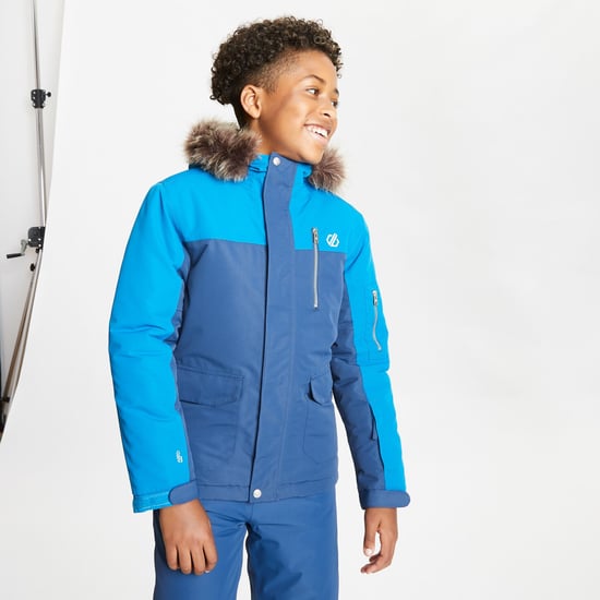 Dare 2B Boys Furtive Ski Jacket (Dark Denim/Petrol Blue)