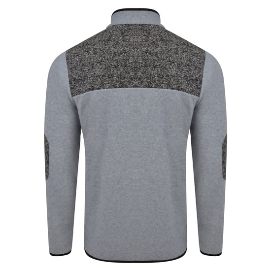 Dare 2B Mens Incluse Full Zip Knit Effect Fleece Sweater