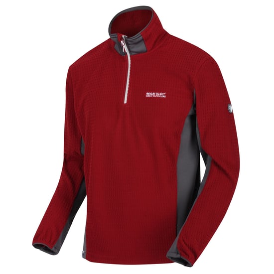 Regatta Mens Boswell Half Zip Grid Fleece