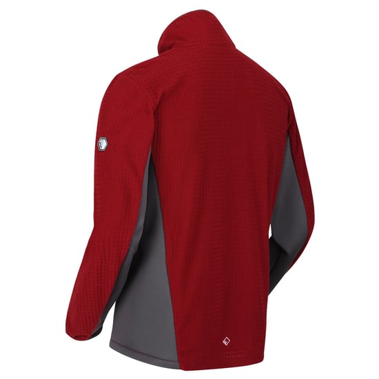 Regatta Mens Boswell Half Zip Grid Fleece