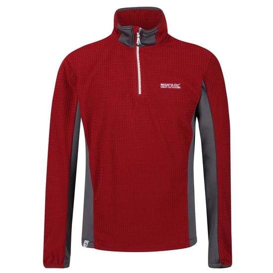 Regatta Mens Boswell Half Zip Grid Fleece