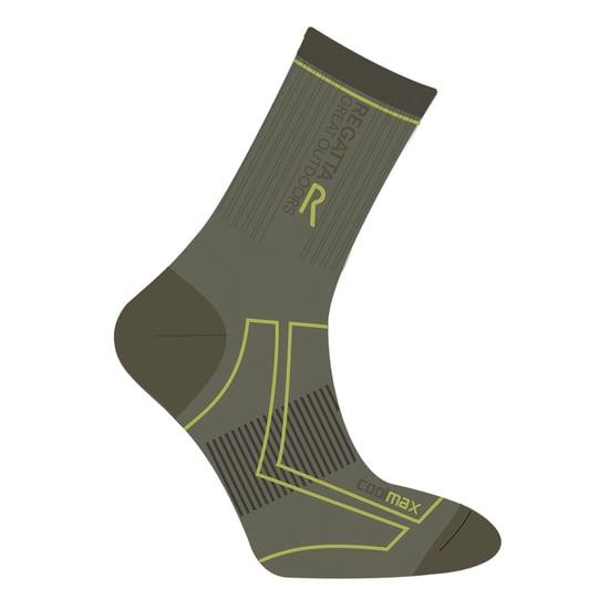 Regatta Great Outdoors Mens 2 Season Coolmax Trek & Trail Walking Socks