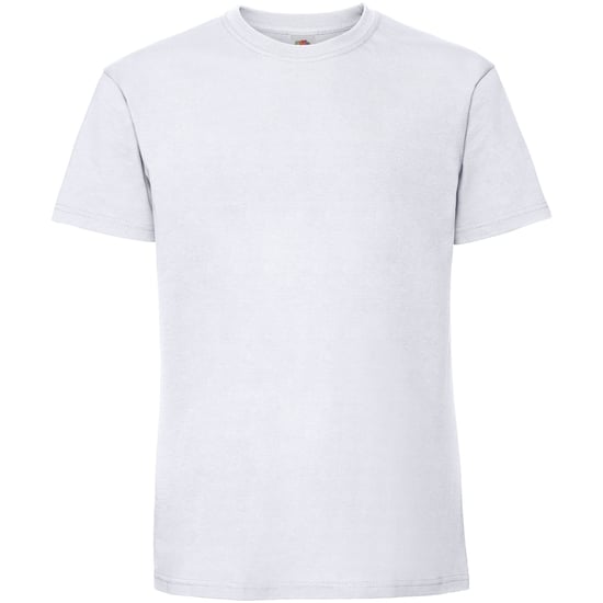 Fruit Of The Loom Mens Ringgesponnen Premium Tshirt (Wit) - Image 1