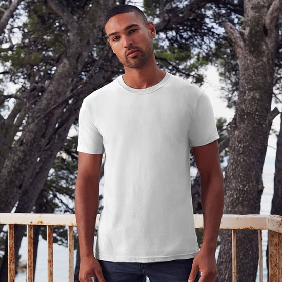 Fruit Of The Loom Mens Ringgesponnen Premium Tshirt (Wit) - Image 2