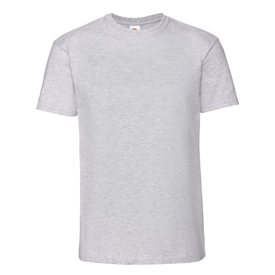 Fruit Of The Loom Mens Ringgesponnen Premium Tshirt (Heather Grijs) - Image 2