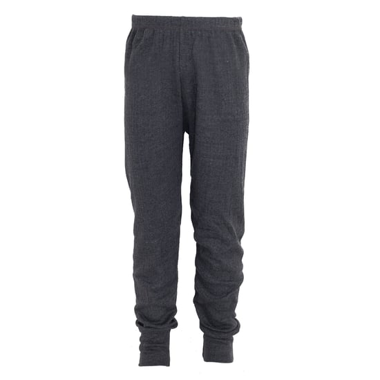 FLOSO Unisex Childrens/Kids Thermal Underwear Long Johns/Pants (Charcoal) - Image 1