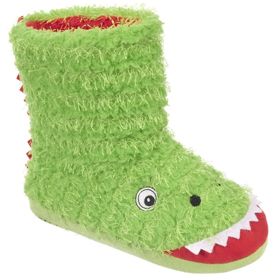 Trespass Childrens/Boys Dino Novelty Boot Slippers - Image 1