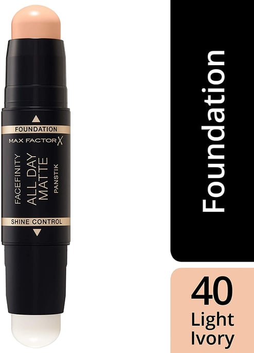 3x Max Factor Facefinity All Day Matte 2in1 PanStik Foundation 40 Light Ivory