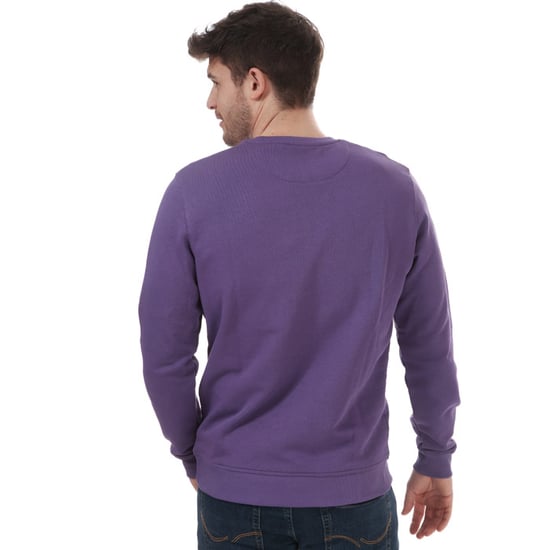 Lyle en Scott sweatshirt met ronde hals voor heren, paars - Image 2
