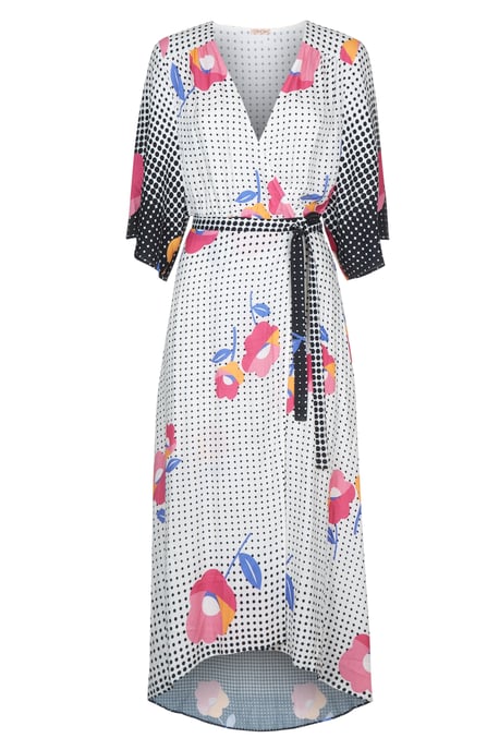 Mary Mary Floral Maxi Wrap Dress in Multi