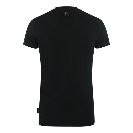 Philipp Plein Large Multi Colour Skull Black T-Shirt - Image 2